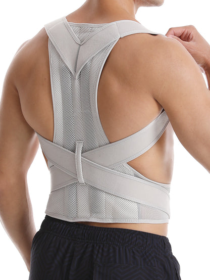 AXEN PostureAlign™ back posture corrector for improved spinal alignment, featuring adjustable straps and supportive design.