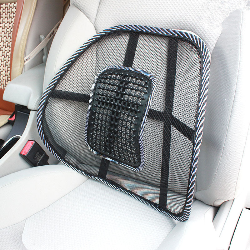 AXEN LumbarEase ergonomic lumbar support cushion for back pain relief, designed for fitness and ergonomic comfort.