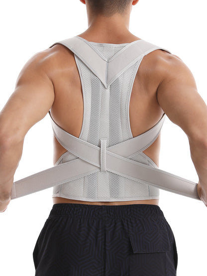 AXEN PostureAlign™ back posture corrector for improved spinal alignment and posture support in a fitness setting.